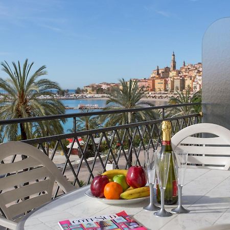 Studio Climatise Avec Terrasse Face Mer A Menton - Fr-1-196-208 المظهر الخارجي الصورة