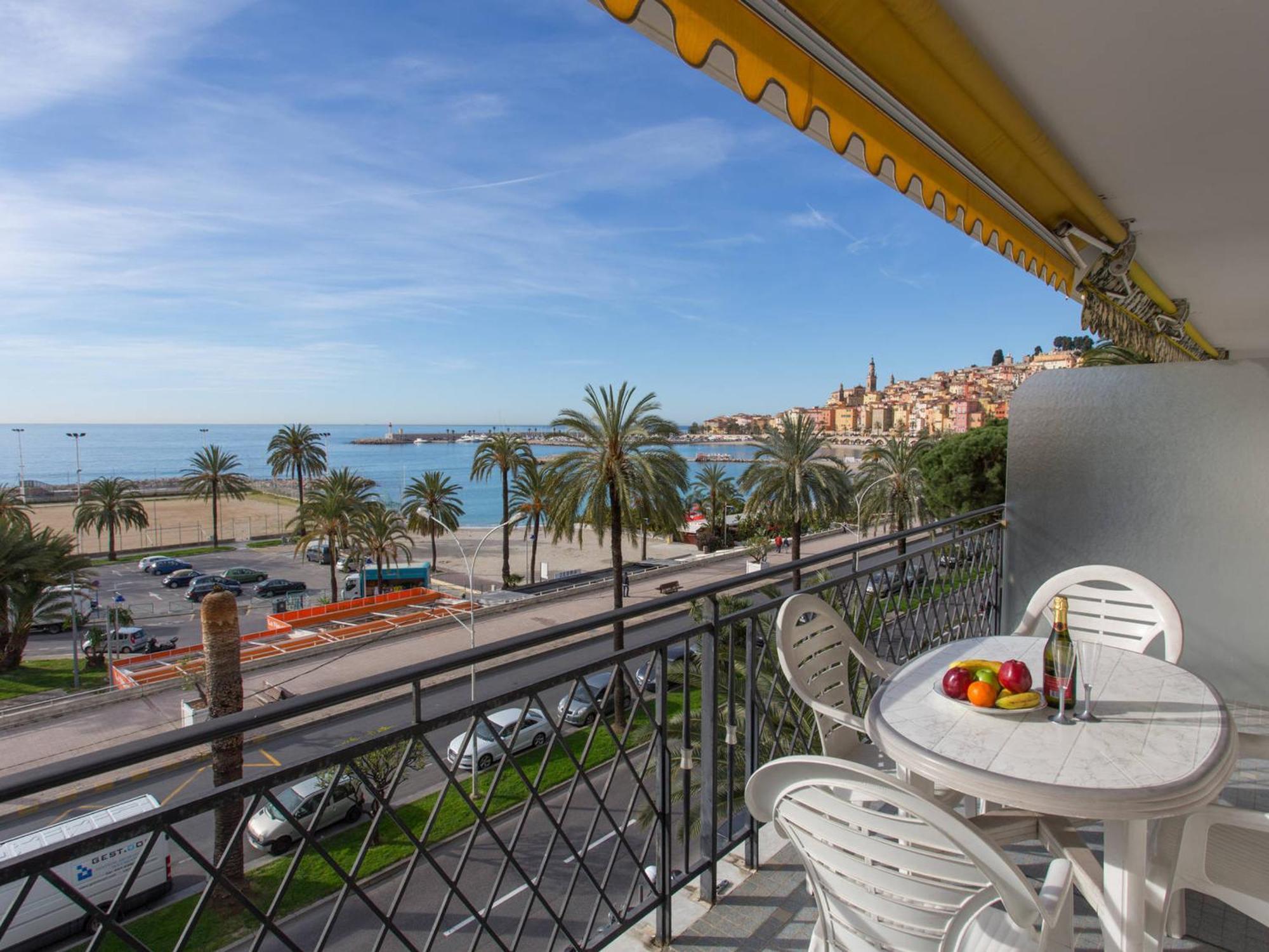 Studio Climatise Avec Terrasse Face Mer A Menton - Fr-1-196-208 المظهر الخارجي الصورة